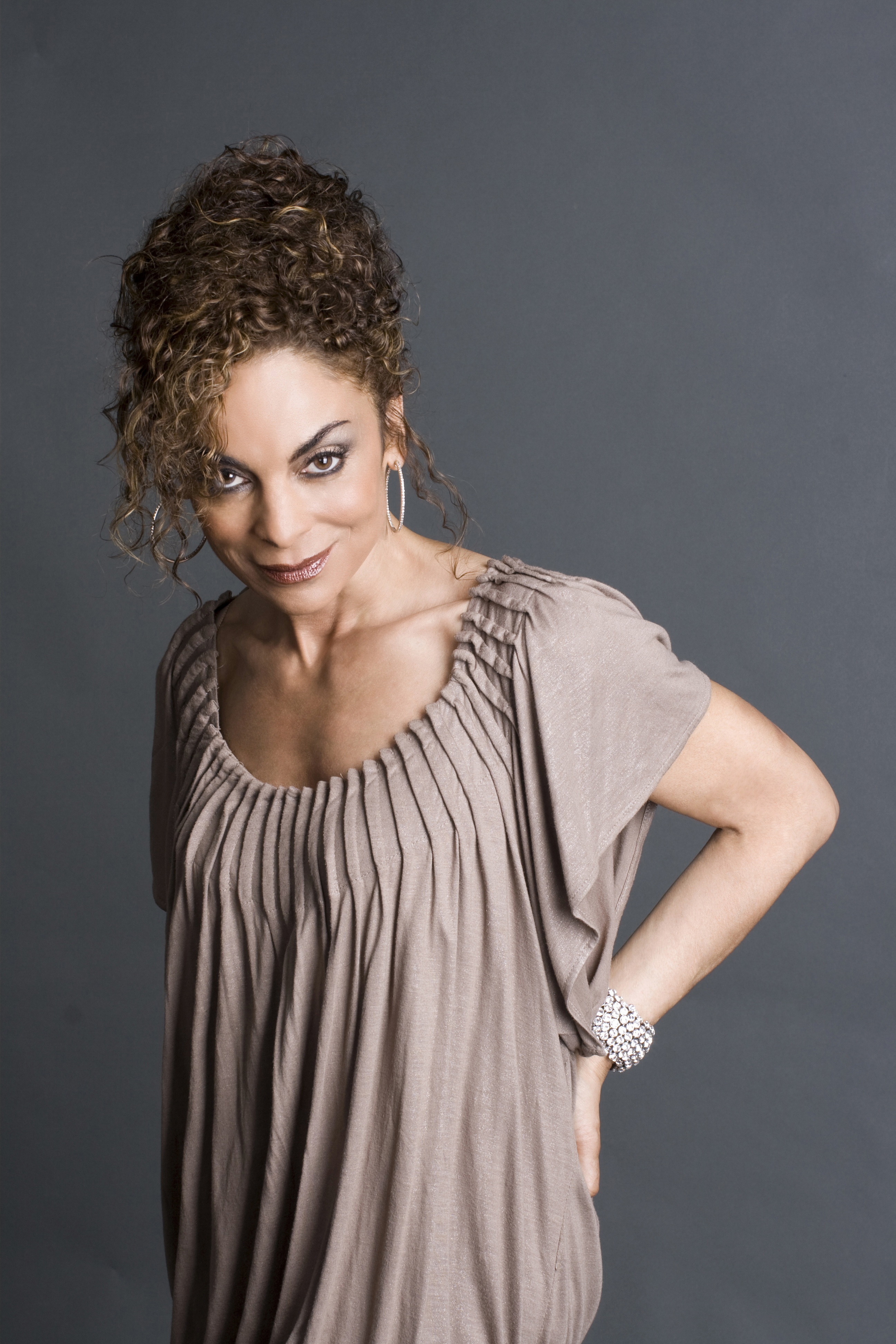Jasmine Guy photographed at an event in 2010.